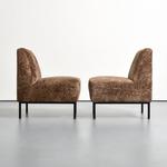 Pair of Alain Richard Lounge Chairs
